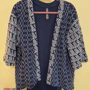 Blue swing jacket 2X Women's plus size